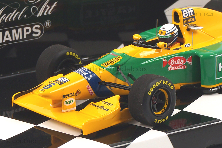 Benetton Ford B193B GP Great Britain 1993 Riccardo Patrese Minichamps 1:43 417930006