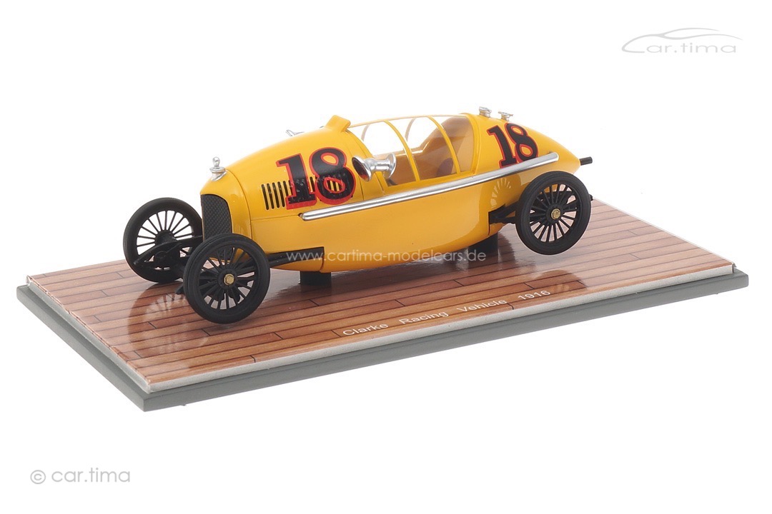 Clarke Racing Vehicle 1916 Jared A. Zichek Streamlined Dreams 3 Bizarre 1:43 B1068