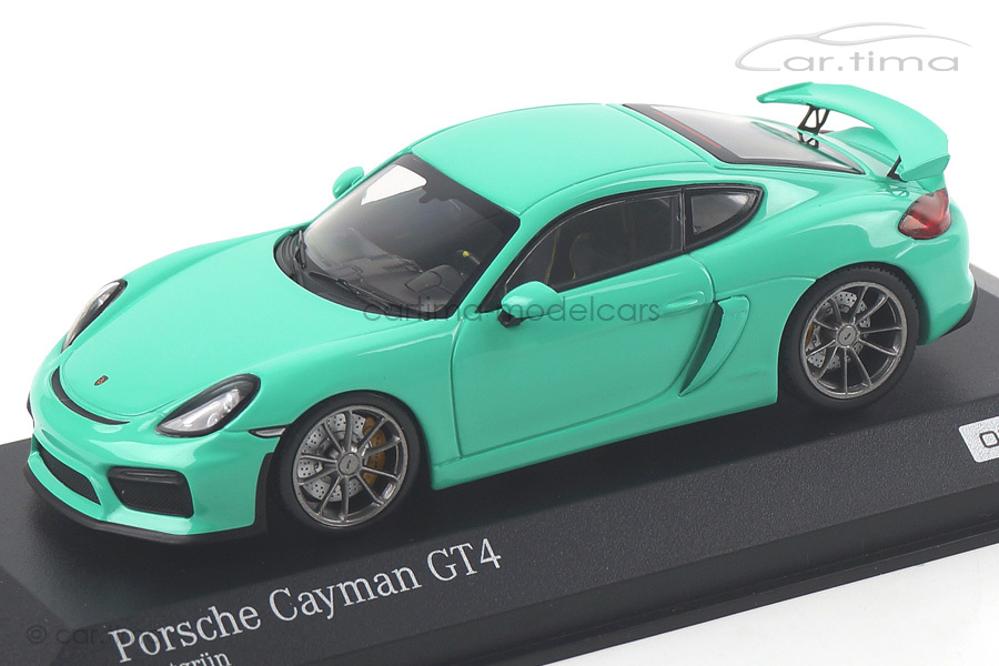 Porsche Cayman GT4 Mintgrün Minichamps 1:43 CA04316073