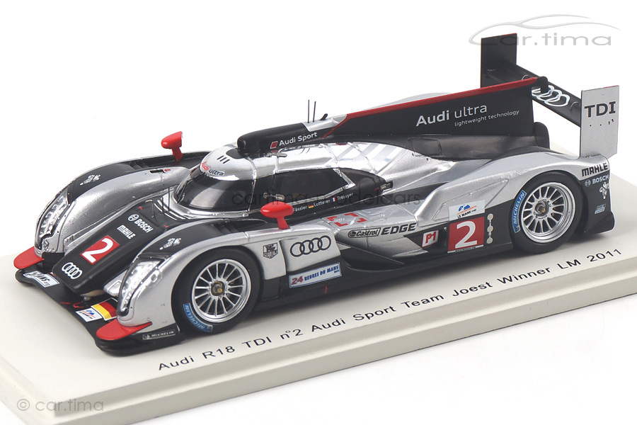 Audi R18 TDI Winner 24h Le Mans 2011 Fässler/Lotterer/Treluyer Spark 1:43 43LM11 Audi R18 TDI Winner 24h Le Mans 2011 Fässler/Lotterer/Treluyer Spark 1:43 43LM11