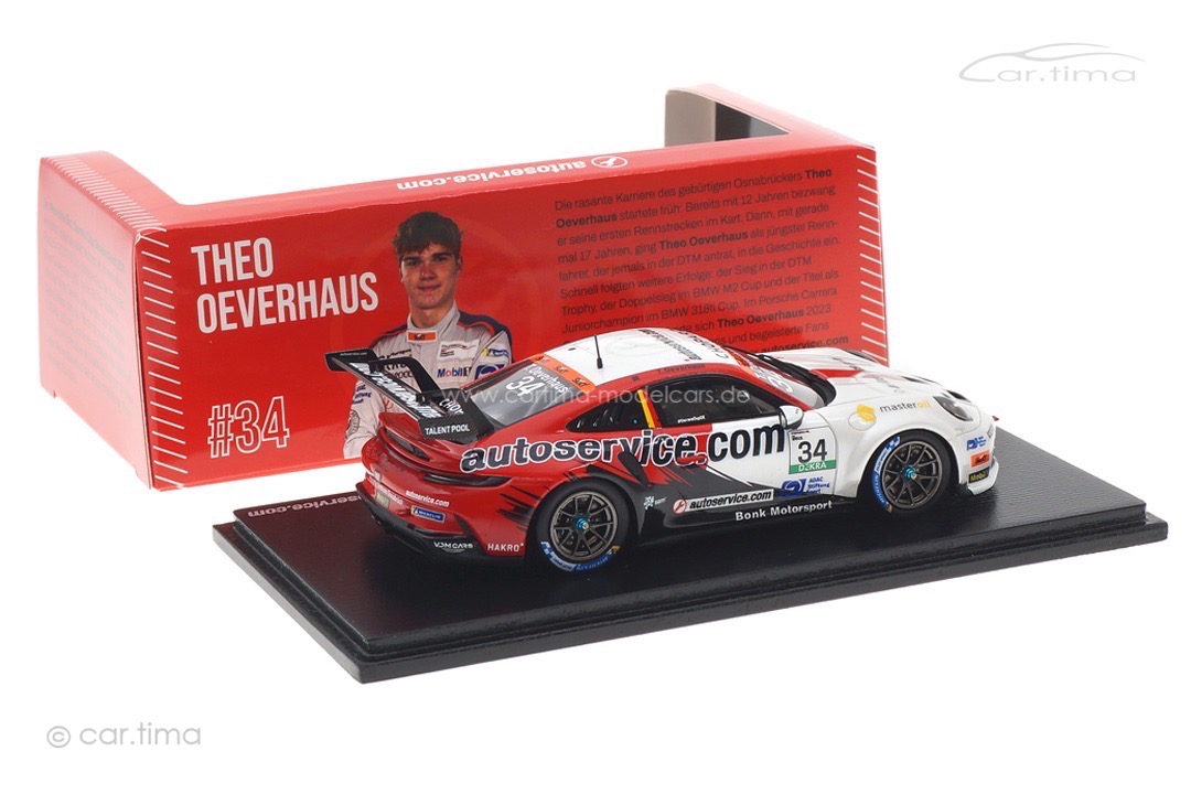Porsche 911 (992) GT3 Cup Carrera Cup 2024 Theo Oeverhaus Spark 1:43 MAB052 Porsche 911 (992) GT3 Cup Carrera Cup 2024 Theo Oeverhaus Spark 1:43 MAB052