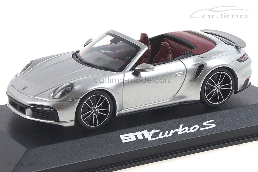 Porsche 911 (992) Turbo S Cabriolet GT-silber Minichamps 1:43 WAP0201790K