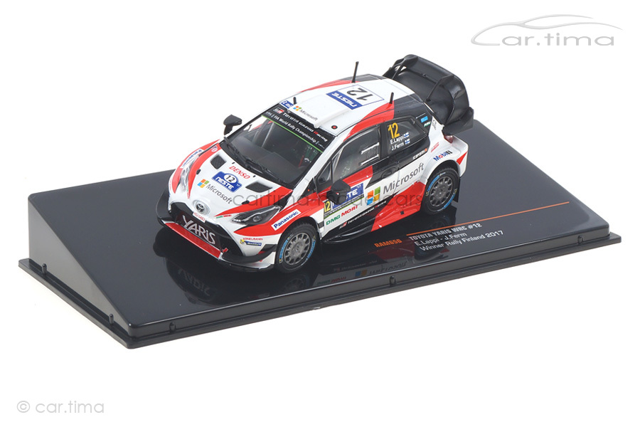 Toyota Yaris WRC Rallye Finnland 2017 Lappi/Ferm IXO 1:43 RAM656