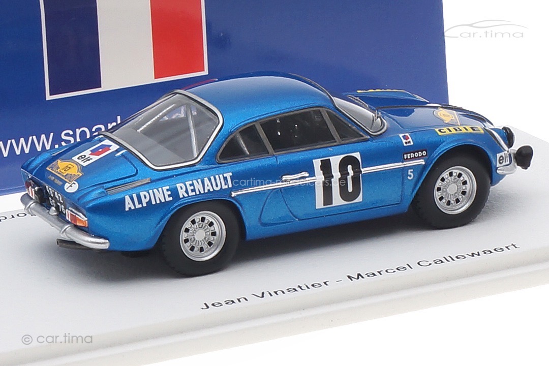 Alpine A110 Rallye des Routes du Nord 1963 Vinatier/Callewaert Spark 1:43 SF231