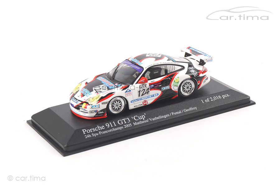 Porsche 911 (996) GT3 Cup 24h Spa 2005 Minichamps 1:43 400056224