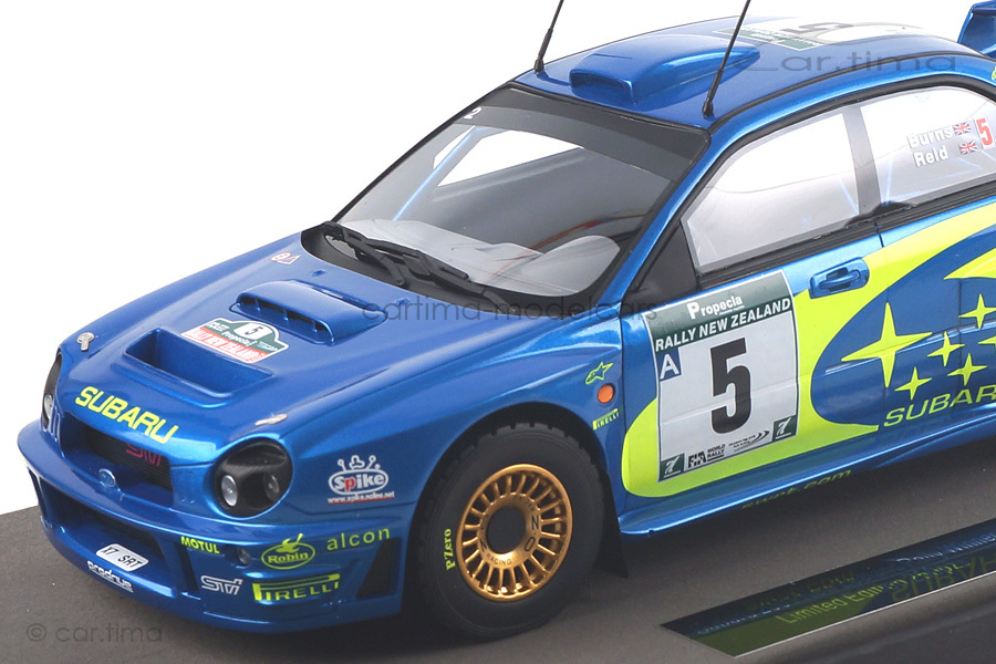 Subaru Impreza S7 555 WRT Winner New Zealand 2001 Burns/Reid Top Marques 1:18 TOP37B Subaru Impreza S7 555 WRT Winner New Zealand 2001 Burns/Reid Top Marques 1:18 TOP37B