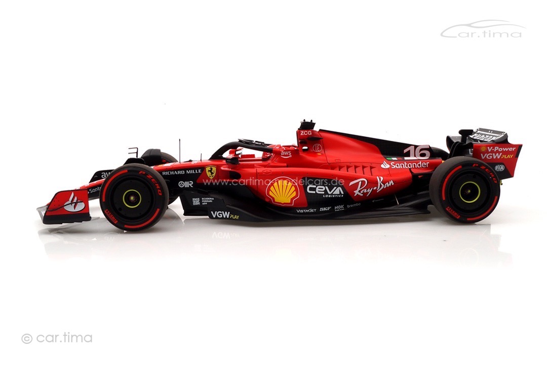 Ferrari SF-23 GP Bahrain 2023 Charles Leclerc BBR 1:18 BBR231816