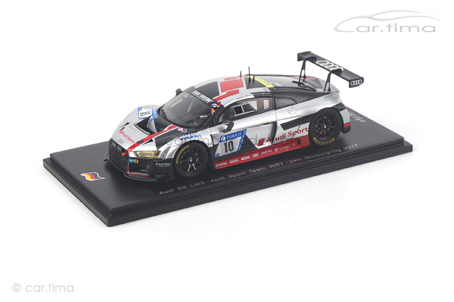 Audi R8 LMS 24h Nürburgring 2017 Müller/Rast/Stippler/Vervisch Spark 1:43 SG300 Audi R8 LMS 24h Nürburgring 2017 Müller/Rast/Stippler/Vervisch Spark 1:43 SG300