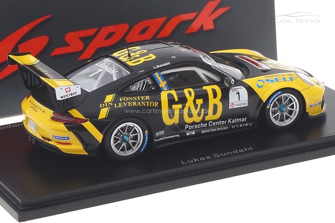 Porsche 911 GT3 Cup Porsche Carrera Cup Scandinavia Champion 2020 Lukas Sundahl Spark 1:43 S8498