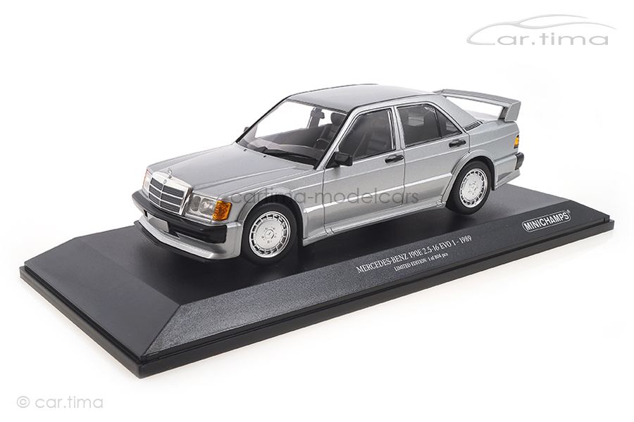 Mercedes-Benz 190E 2,5-16 EVO 1 silber Minichamps 1:18 155036001 Mercedes-Benz 190E 2,5-16 EVO 1 silber Minichamps 1:18 155036001