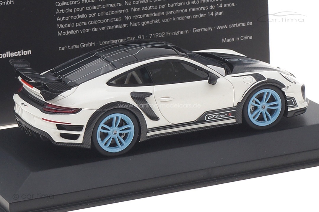 TECHART GTstreet R Weiß/Rad Gulfblau TECHART Collection 1:43 091.992.143.004GB TECHART GTstreet R Weiß/Rad Gulfblau TECHART Collection 1:43 091.992.143.004GB