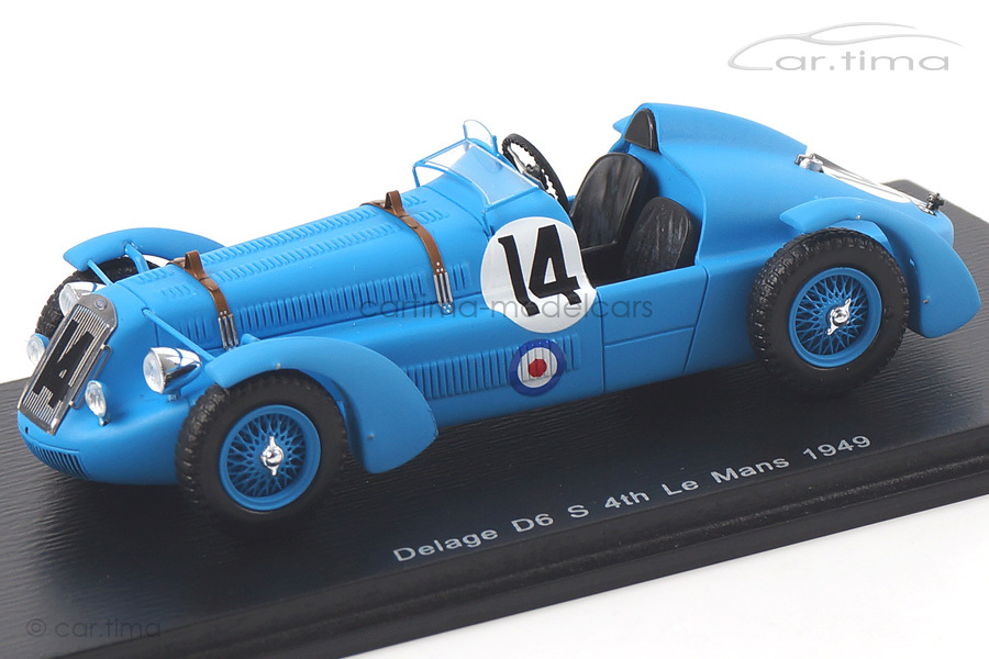 Delage D6 S 24h Le Mans 1949 Gerard/Godia Fales Spark 1:43 S2729