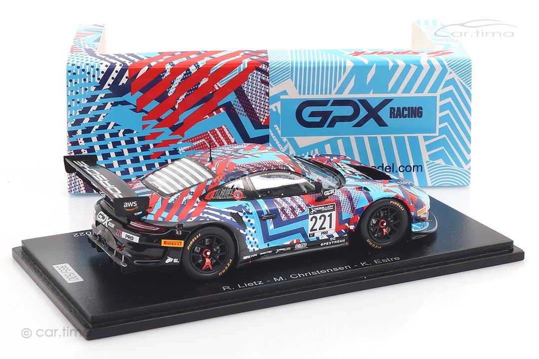 Porsche 911 GT3 R Spa Test 2022 Christensen/Estre/Lietz Spark 1:43 SP429