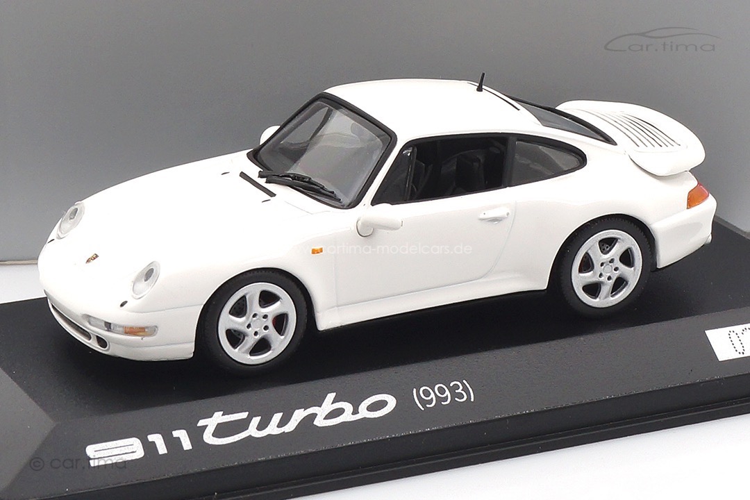 Porsche 911 (993) Turbo White Turbo History Collection Minichamps 1:43 WAP0205040AVKK