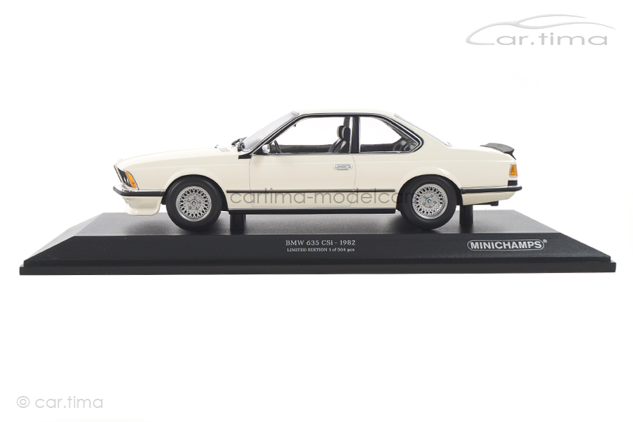 BMW 635 CSI 1982 weiß Minichamps 1:18 155028102 BMW 635 CSI 1982 weiß Minichamps 1:18 155028102