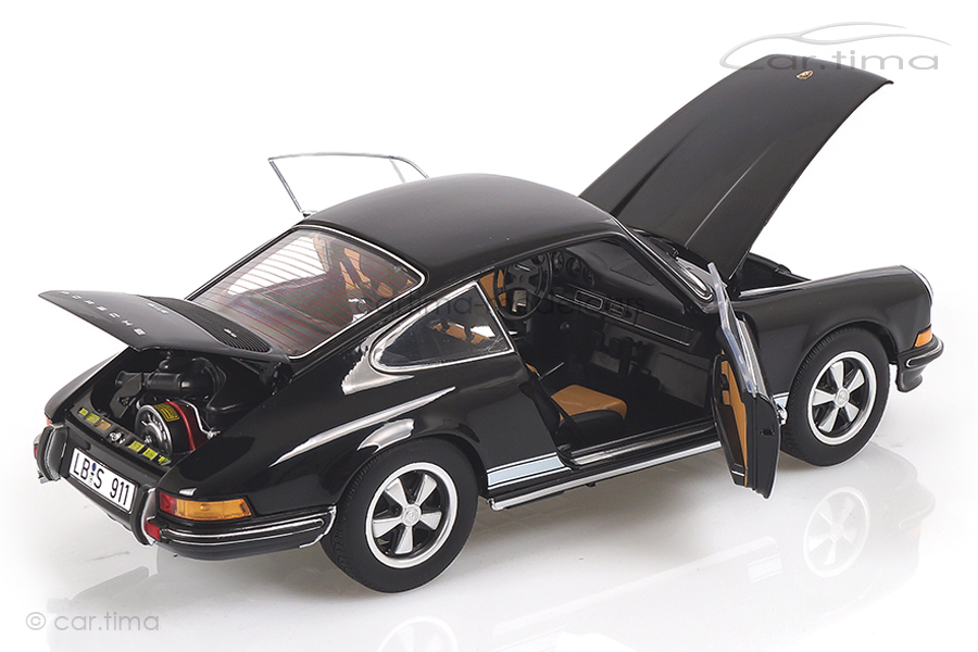 Porsche 911 S schwarz Schuco 1:18 450036300 Porsche 911 S schwarz Schuco 1:18 450036300