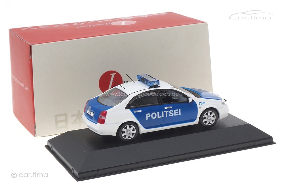 Nissan Primera Estonia Police Car 2004 J-Collection 1:43 JC159