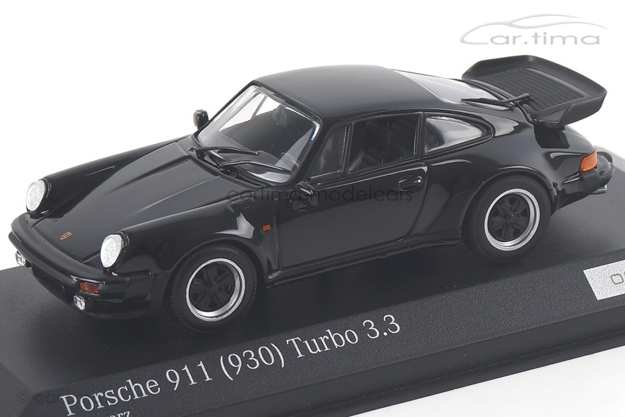 Porsche 911 (930) Turbo 3.3 Schwarz Minichamps 1:43 CA04316034