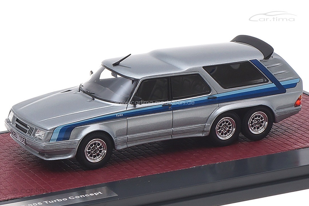 Saab 906 Turbo Concept 1984 silber Matrix 1:43 MX41801-042 Saab 906 Turbo Concept 1984 silber Matrix 1:43 MX41801-042