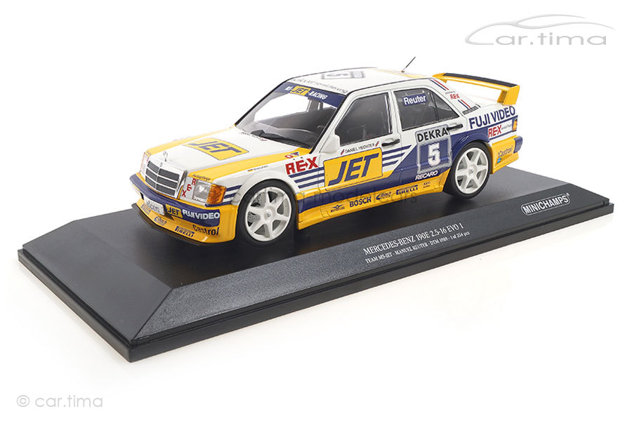 Mercedes-Benz 190E 2.5-16 EVO 1 DTM 1989 Manuel Reuter Minichamps 1:18 155893605 Mercedes-Benz 190E 2.5-16 EVO 1 DTM 1989 Manuel Reuter Minichamps 1:18 155893605