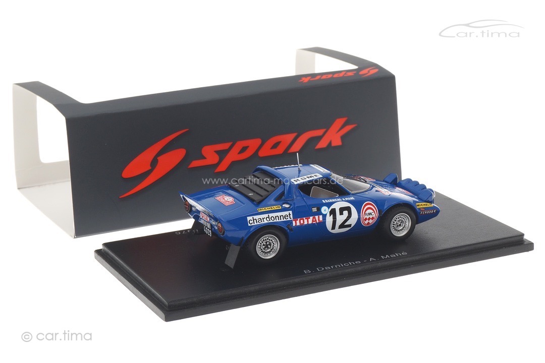 Lancia Stratos HF Rallye Monte Carlo 1976 Darniche/Mahé Spark 1:43 S9084 Lancia Stratos HF Rallye Monte Carlo 1976 Darniche/Mahé Spark 1:43 S9084