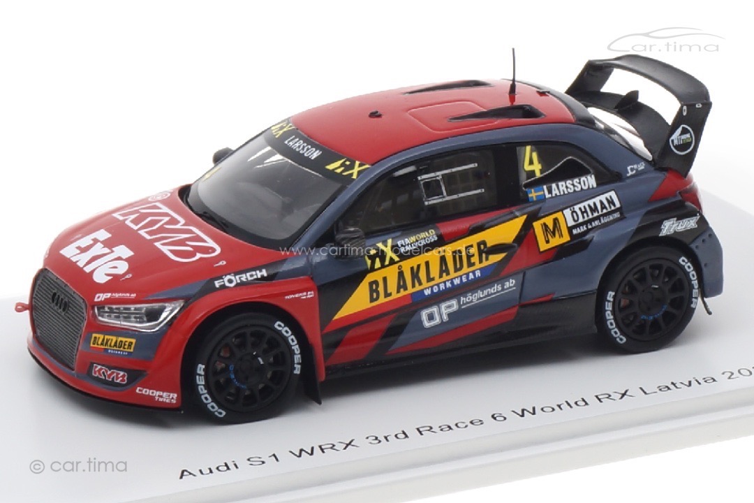 Audi S1 WRX World RX Lettland 2020 Robin Larsson Spark 1:43 S7883 Audi S1 WRX World RX Lettland 2020 Robin Larsson Spark 1:43 S7883