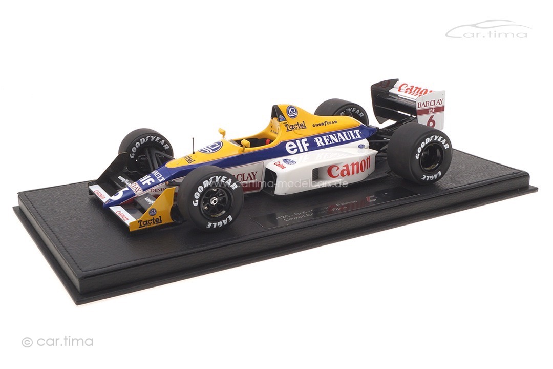 Williams FW12 GP 1989 Riccardo Patrese inkl. Vitrine GP Replicas 1:18 GP108B
