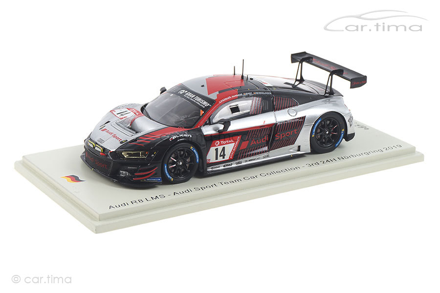 Audi R8 LMS 24h Nürburgring 2019 Fässler/Haase/Rast/Winkelhock Spark 1:43 SG523