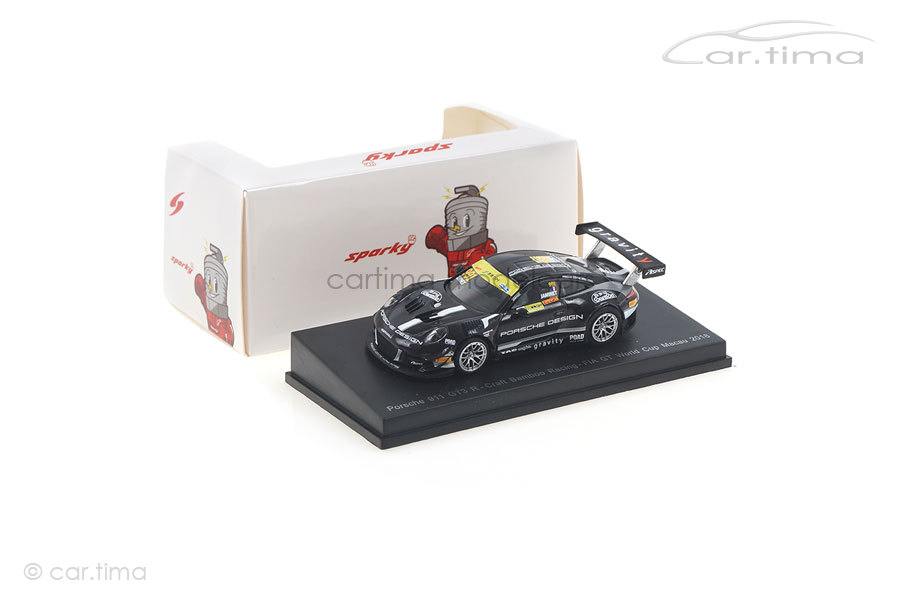 Porsche 911 GT3 R Macau 2018 Mathieu Jaminet Spark 1:64 Y159 Porsche 911 GT3 R Macau 2018 Mathieu Jaminet Spark 1:64 Y159