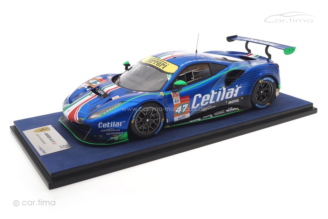Ferrari 488 GTE Evo 24h Le Mans 2021 Lacorte/Sernagiotto/Fuoco LookSmart 1:18 LS18LM028