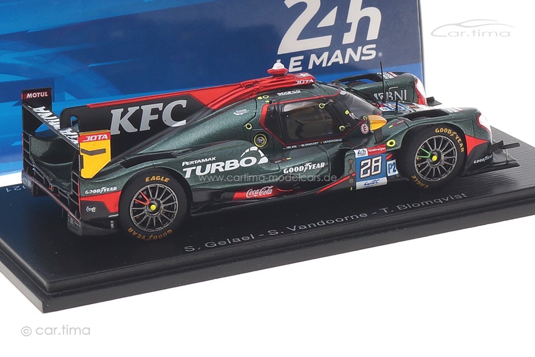 Oreca 07-Gibson 24h Le Mans 2021 Blomqvist/Gelael/Vandoorne Spark 1:43 S8243 Oreca 07-Gibson 24h Le Mans 2021 Blomqvist/Gelael/Vandoorne Spark 1:43 S8243