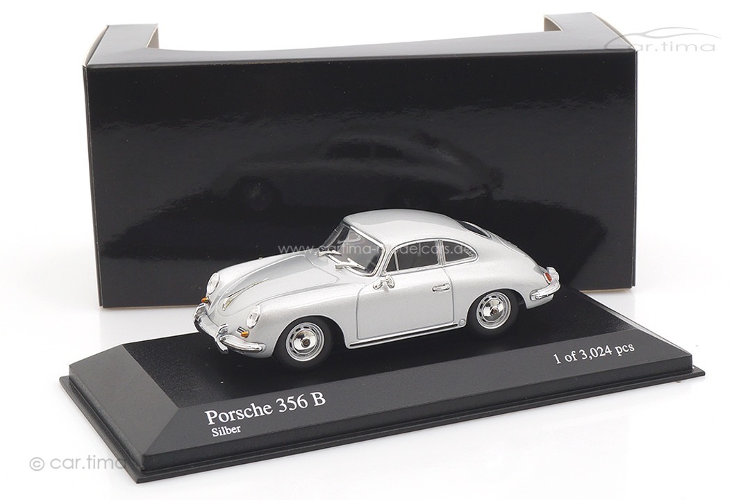 Porsche 356 B Coupe Silber Minichamps 1:43 400064300