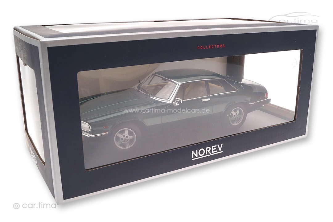 Jaguar XJ-S 5.3 H.E. Coupé 1982 dunkelgrün met. Norev 1:18 182620 Jaguar XJ-S 5.3 H.E. Coupé 1982 dunkelgrün met. Norev 1:18 182620