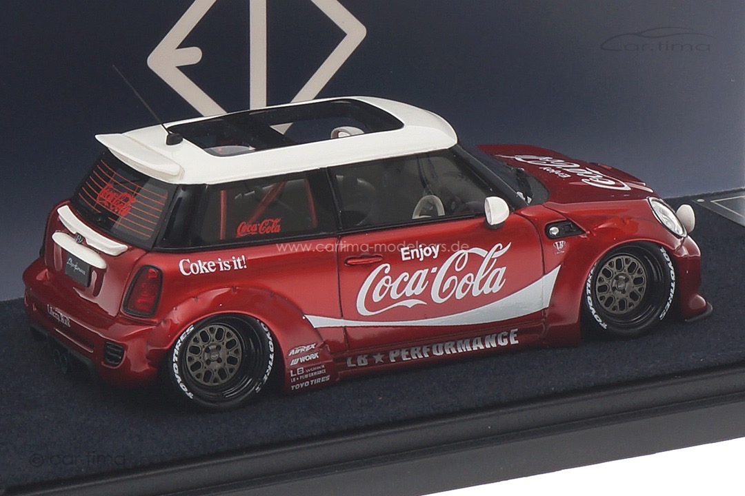 LB Nation Mini Cooper (R56) Coca Cola Design Engup Models 1:43 343356-CCR
