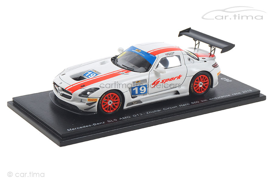 Mercedes-Benz SLS AMG GT3 Zhuhai 2018 Ortelli/Ripert Spark 1:43 SA178