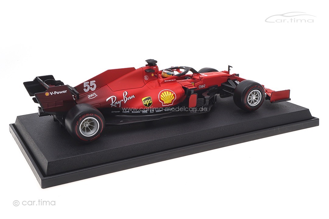 Ferrari SF21 GP 2021 Mission Winnow Carlos Sainz Bburago 1:18 18-16809S Ferrari SF21 GP 2021 Mission Winnow Carlos Sainz Bburago 1:18 18-16809S