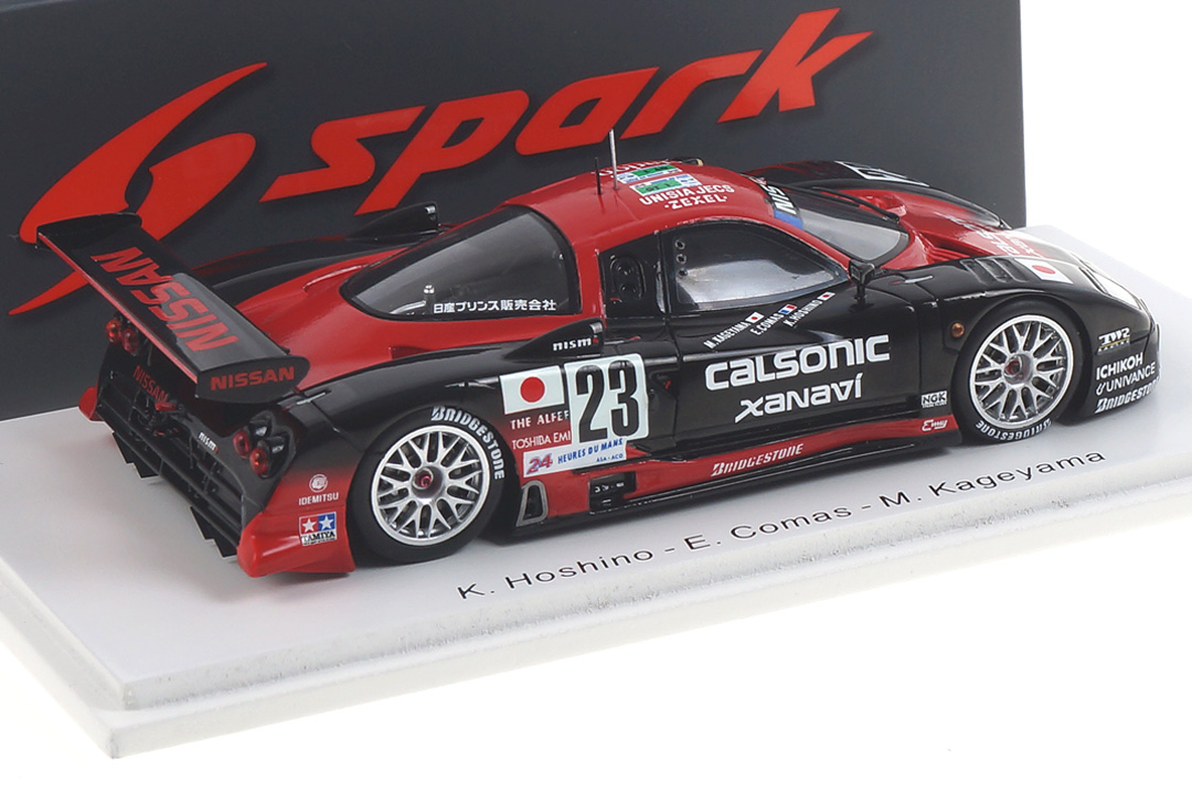 Nissan R390 GT1 24h Le Mans 1997 Comas/Hoshino/Kageyama Spark 1:43 S3579 Nissan R390 GT1 24h Le Mans 1997 Comas/Hoshino/Kageyama Spark 1:43 S3579