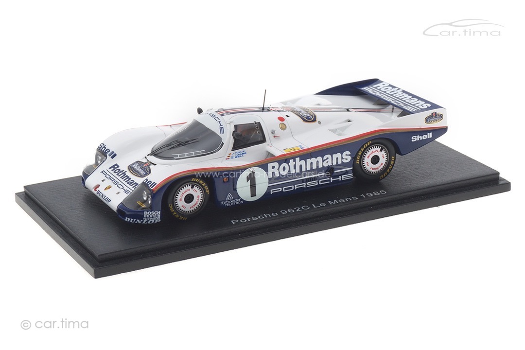 Porsche 962 C 24h Le Mans 1985 Originalsignatur Norbert Singer Spark 1:43 CAC04321025 Porsche 962 C 24h Le Mans 1985 Originalsignatur Norbert Singer Spark 1:43 CAC04321025