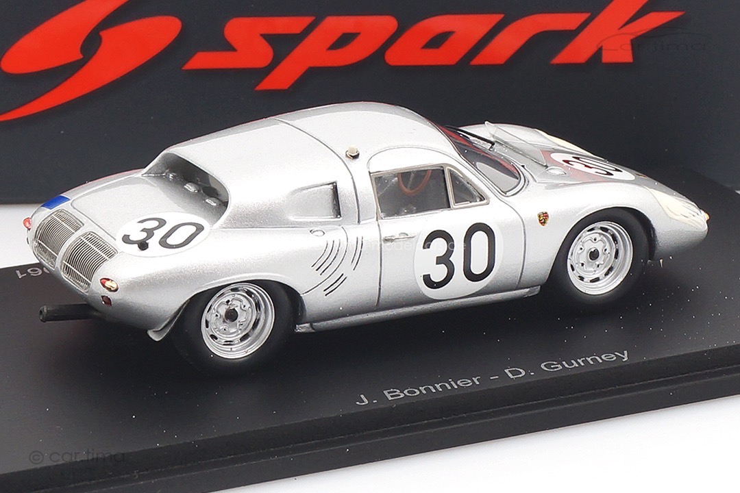 Porsche 718 RS61 Coupe 24h Le Mans 1961 Bonier/Gurney Spark 1:43 S9734