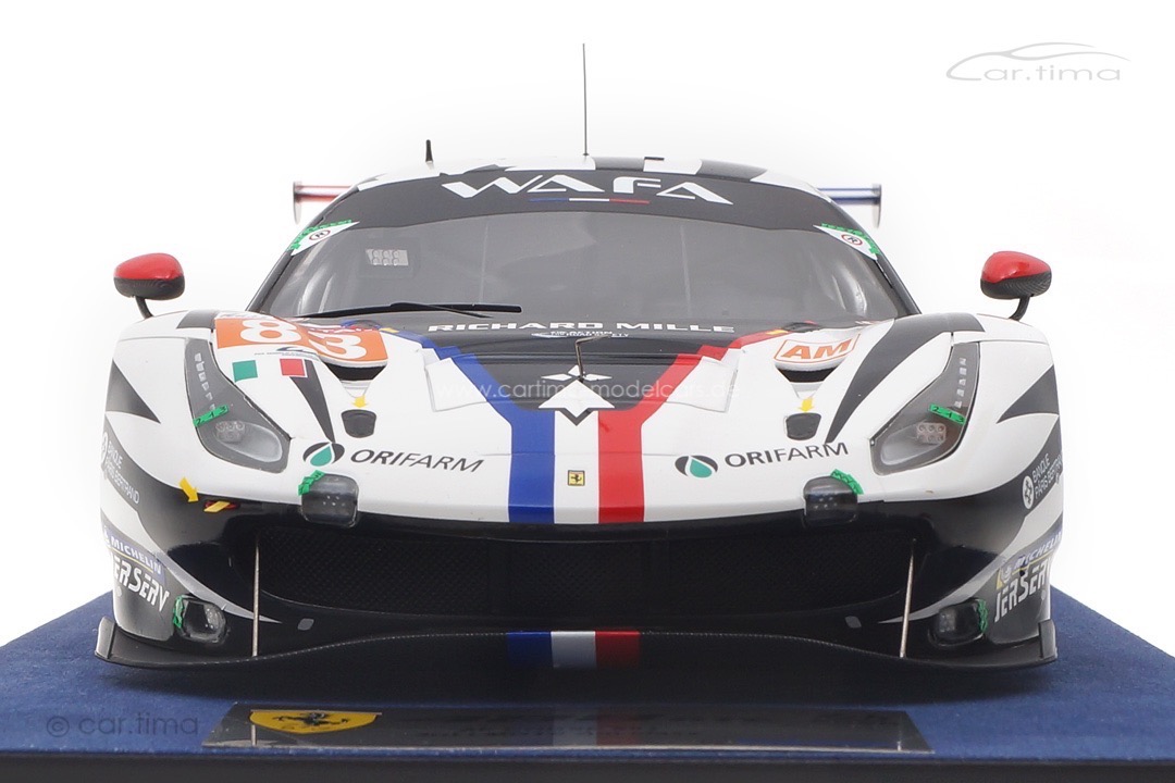 Ferrari 488 GTE Evo 24h Le Mans 2020 Collard/Nielsen/Perrodo LookSmart 1:18 LS18LM025