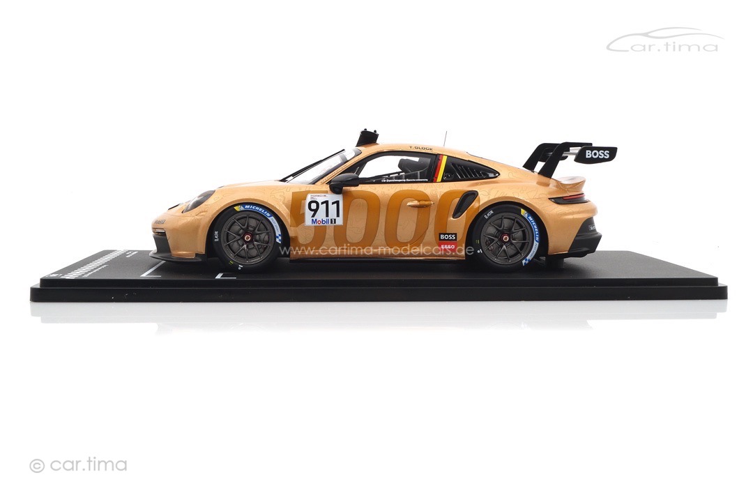Porsche 911 (992) GT3 Cup Supercup Hungaroring 2023 Timo Glock IXO 1:18 LEGT18-23CUP001