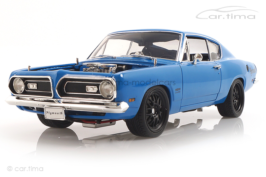 Plymouth Hemi Cuda Street Fighter blau ACME 1:18 A1806117 Plymouth Hemi Cuda Street Fighter blau ACME 1:18 A1806117