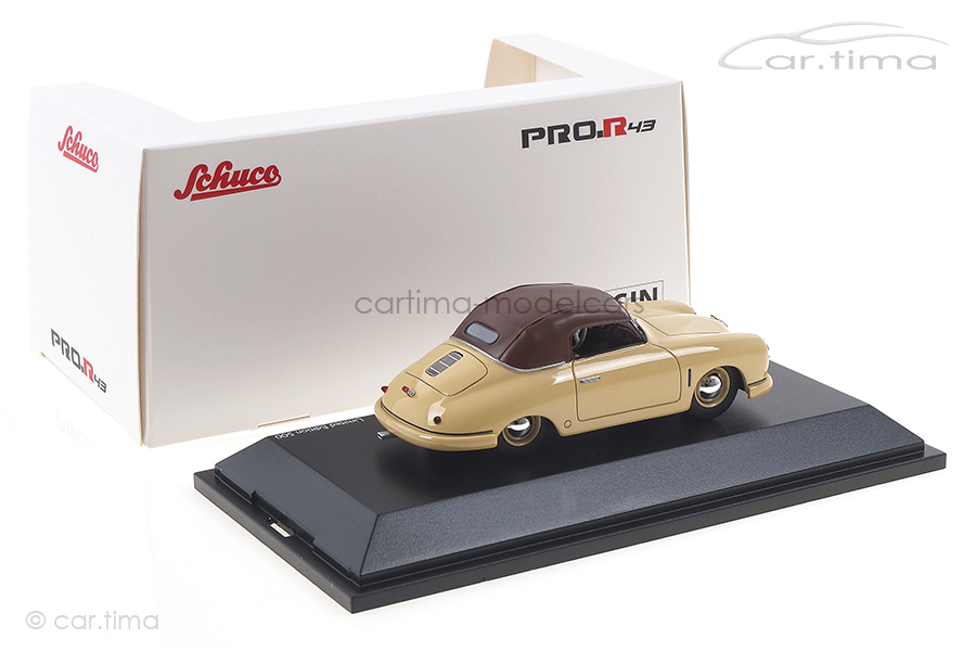 Porsche 356 Gmünd Cabriolet beige Schuco 1:43 450879700 Porsche 356 Gmünd Cabriolet beige Schuco 1:43 450879700