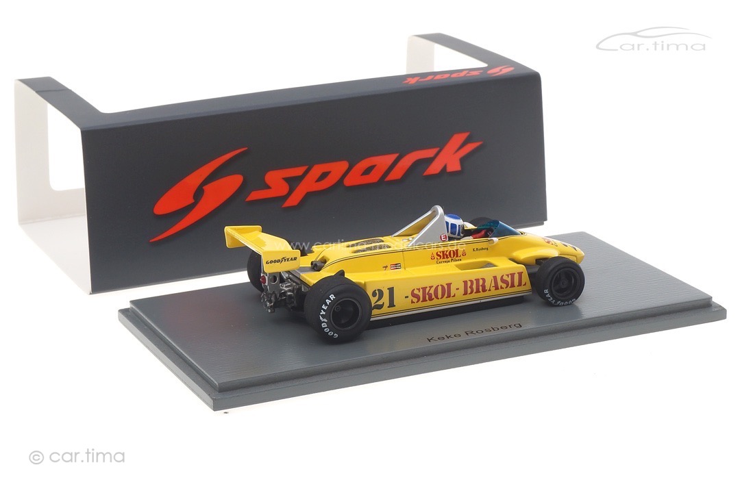 Fittipaldi F8C GP Italien 1981 Keke Rosberg Spark 1:43 S4581