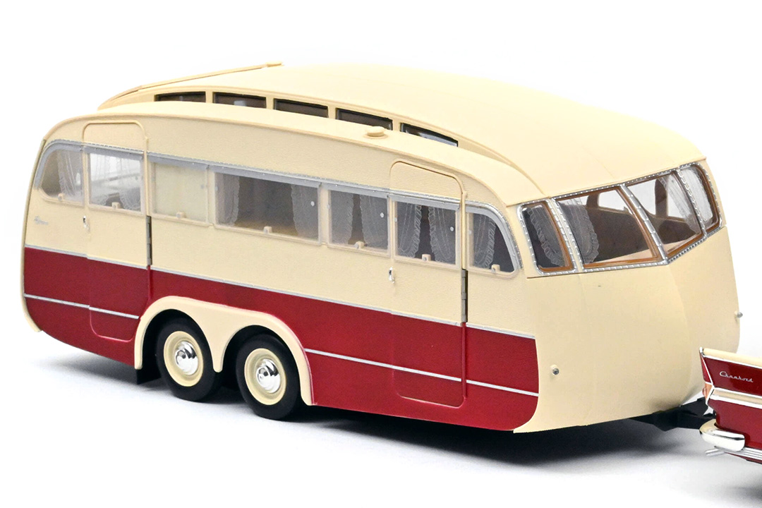 Simca Vedette Chambord 1958 mit Caravan Hénon Norev 1:18 185728 Simca Vedette Chambord 1958 mit Caravan Hénon Norev 1:18 185728