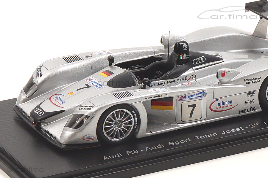 Audi R8 24h Le Mans 2000 Alboreto/Capello/Abt Spark 1:43 S3699 Audi R8 24h Le Mans 2000 Alboreto/Capello/Abt Spark 1:43 S3699