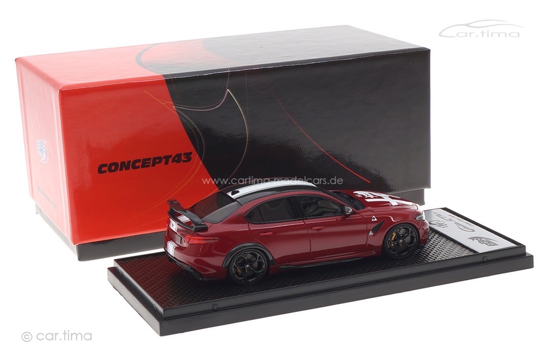 Alfa Romeo Giulia GTAM Rosso Competizione BBR 1:43 BBRC247RC-AR Alfa Romeo Giulia GTAM Rosso Competizione BBR 1:43 BBRC247RC-AR