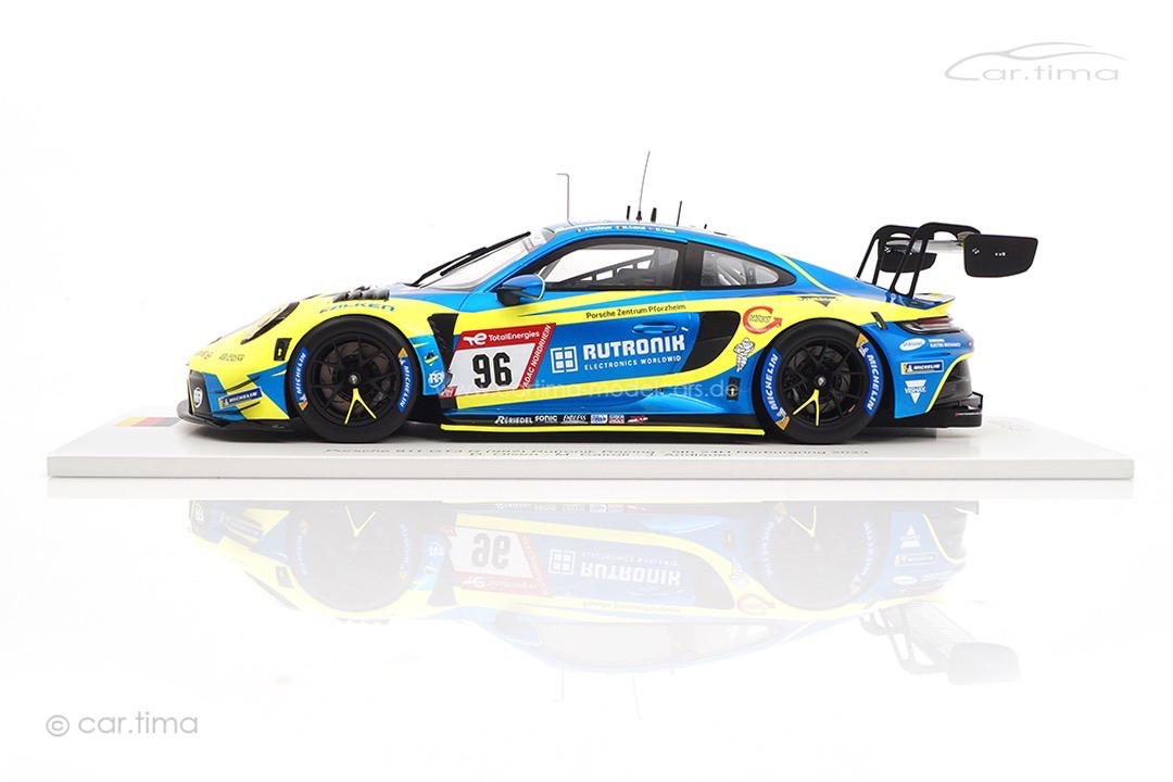 Porsche 911 (992) GT3 R 24h Nürburgring 2023 Rutronik Racing Spark 1:18 FF031