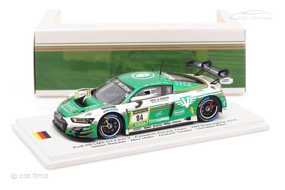 Audi R8 LMS GT3 Evo II 24h Nürburgring 2025 Eastalent Racing Spark 1:43 FF043