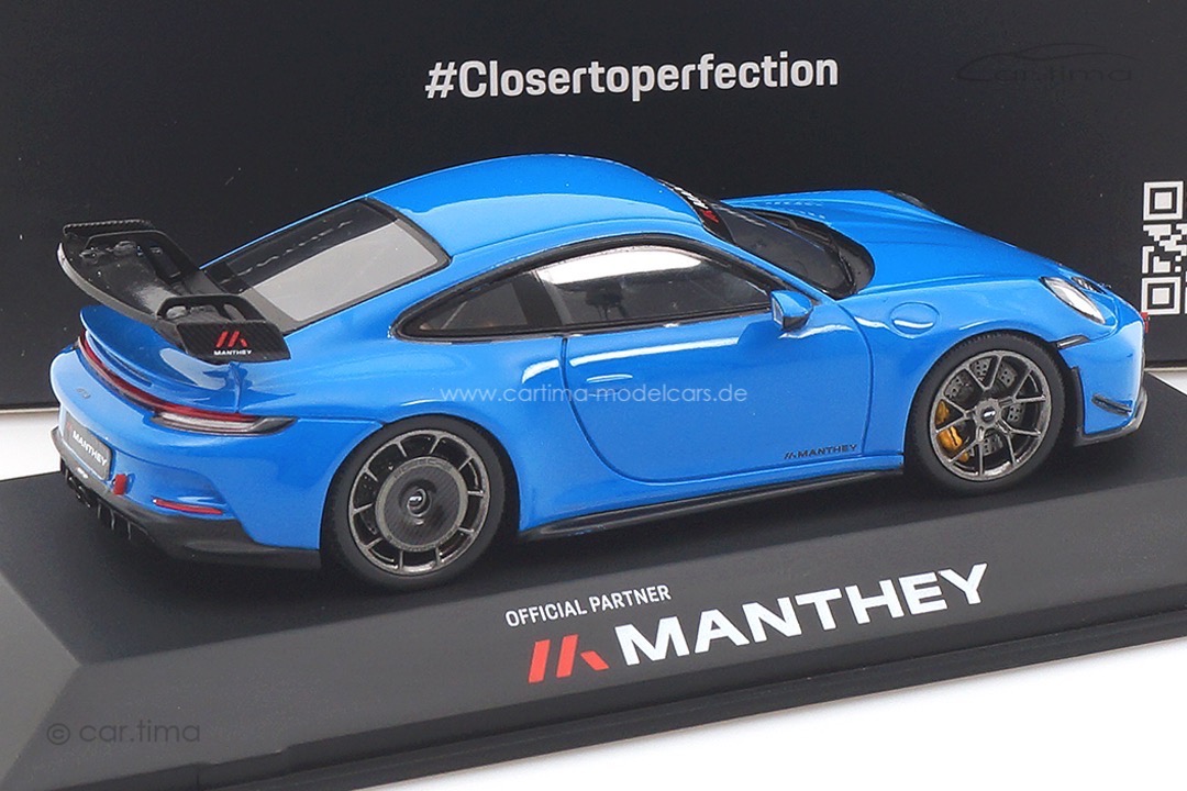 Porsche 911 (992) GT3 Manthey Kit Sharkblue Spark 1:43 WAP0203020TGT3